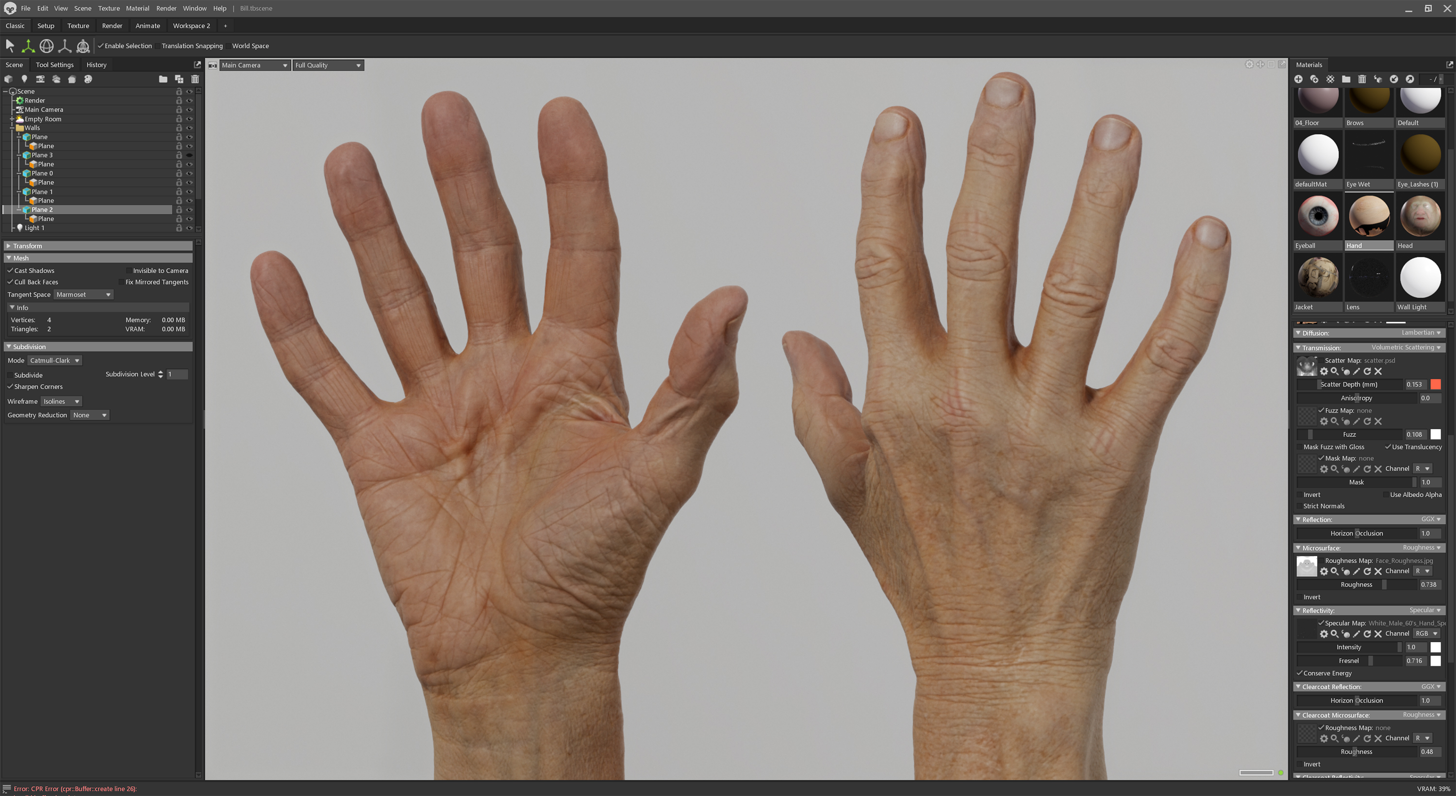 Hands 3D Scan